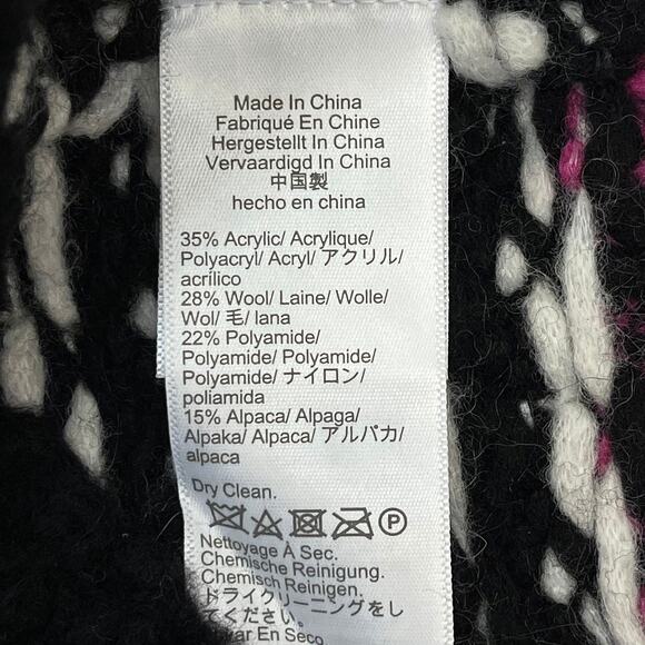 J.Crew Jacquard Snowflake Sweater Sz S New $168 Relaxed Chunky Knit Wool Alpaca - Picture 8 of 10